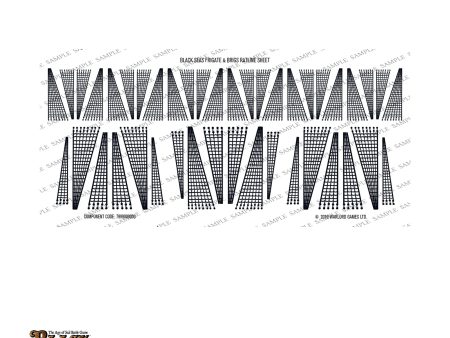 Black Seas Frigates Brigs Rate ratlines sheet Hot on Sale