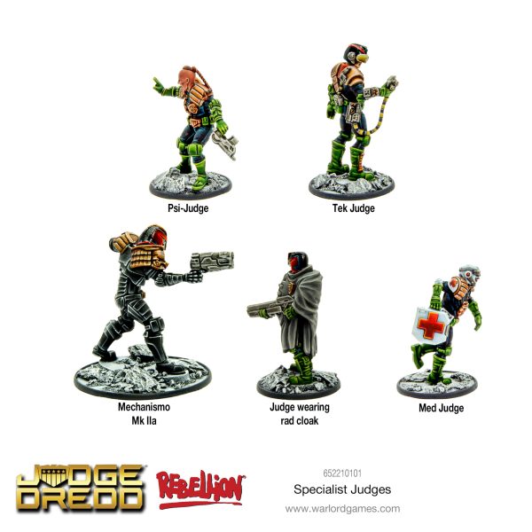 Judge Dredd - Specialist Judges Online now