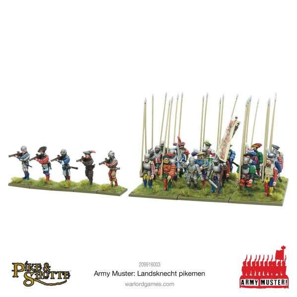 Army Muster - Landsknecht Pikemen Discount