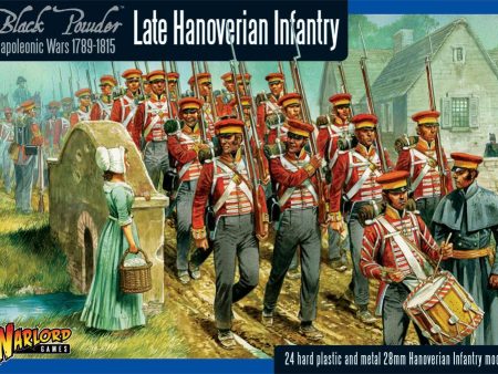 Napoleonic Hanoverian Line Infantry Regiment plastic boxed set on Sale