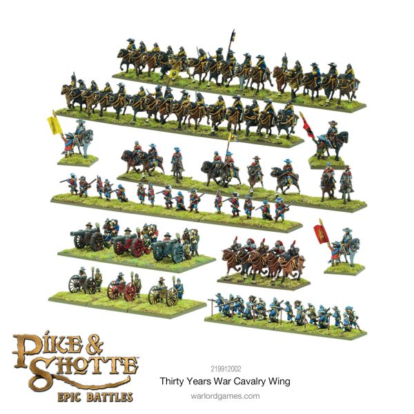 Pike & Shotte Epic Battles - Thirty Years  War Cavalry Wing Hot on Sale