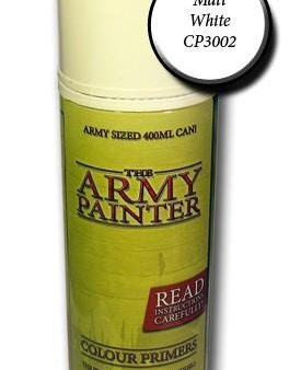 Matt White base primer spray Sale