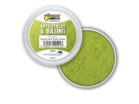 Battlefields & Basing: Spring 2mm Static Grass (180ml) For Sale