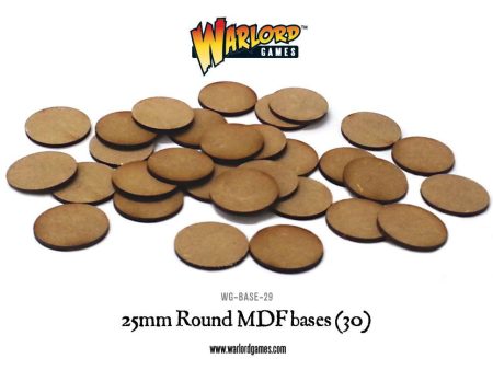 25mm Round MDF bases For Cheap