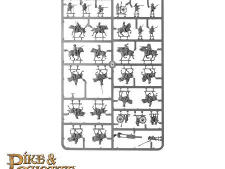 Pike & Shotte Epic Battles cavalry sprue (grey) Online Hot Sale