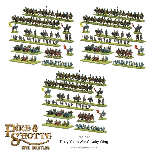 Pike & Shotte Epic Battles - Thirty Years  War Cavalry Wing Hot on Sale