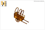 English Timber Framed 28mm Cart Hot on Sale