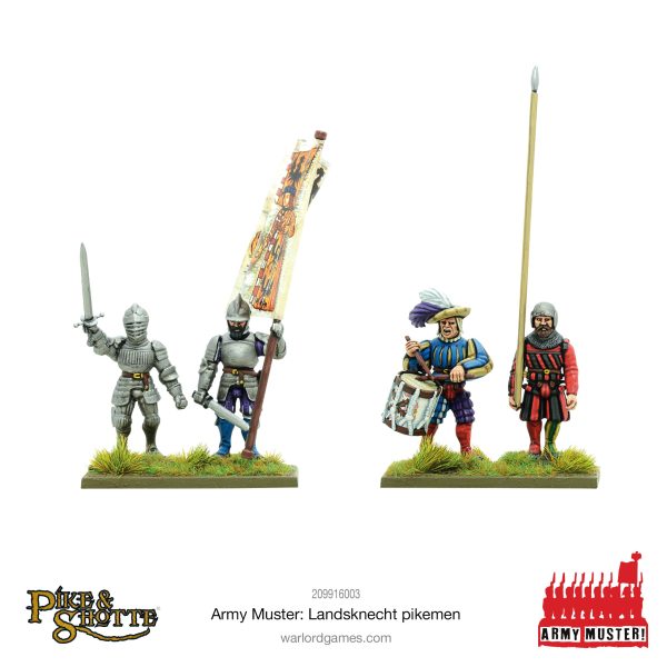 Army Muster - Landsknecht Pikemen Discount