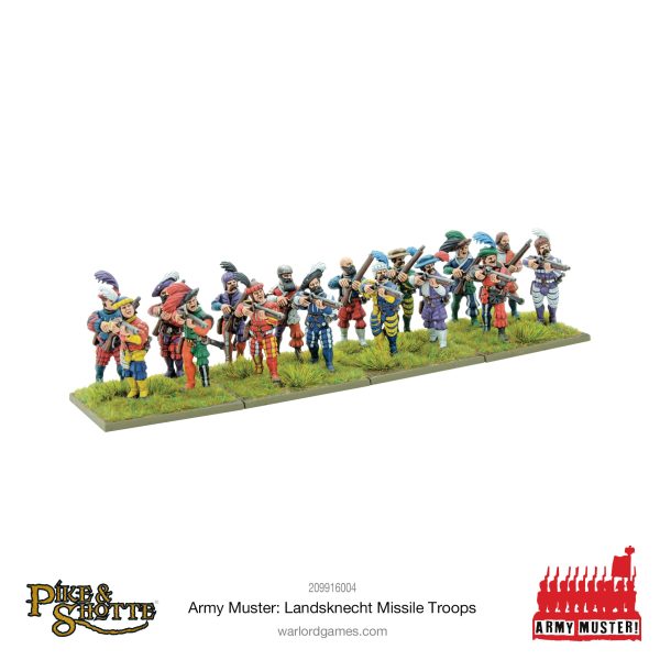 Army Muster - Landsknecht Missile Troops Online Sale