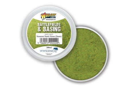 Battlefields & Basing: Summer 2mm Static Grass (180ml) Fashion