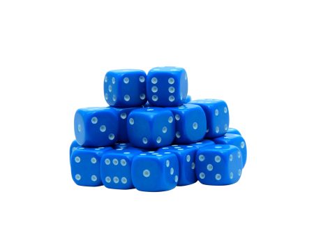 30 Blue D6 (10mm) For Cheap