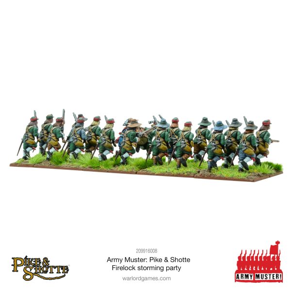 Army Muster: Pike & Shotte Firelock Storming Party Online