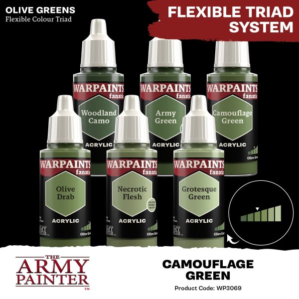 Warpaints Fanatic: Camouflage Green on Sale