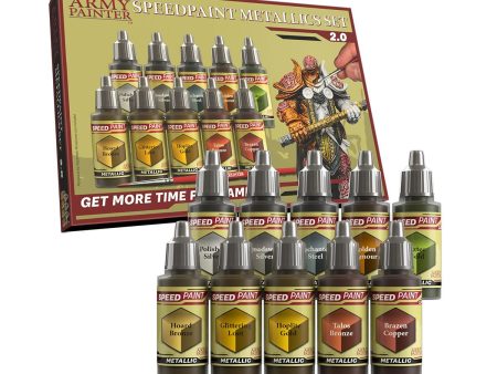 Army Painter Speedpaint 2.0 Metallics Set Hot on Sale