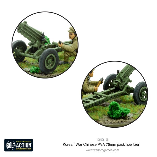 Korean War: Chinese PVA 75mm pack howitzer Sale