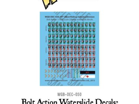 British 49th (West Riding) Infantry Division decal sheet Sale