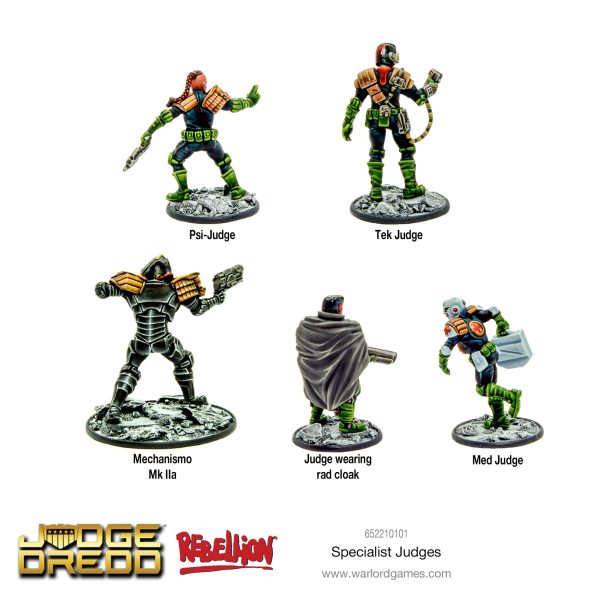 Judge Dredd - Specialist Judges Online now