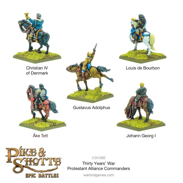 Pike & Shotte Epic Battles - Thirty Years War Protestant Alliance Commanders Online Sale