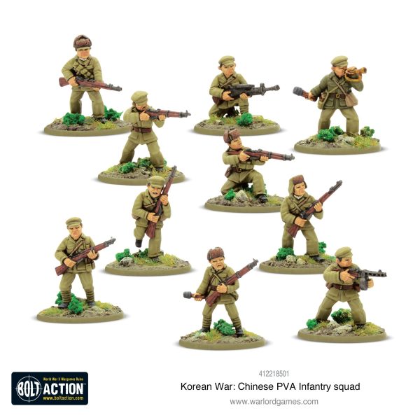 Korean War: Chinese PVA Infantry Squad Discount