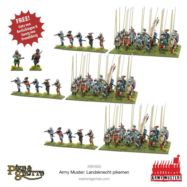 Army Muster - Landsknecht Pikemen Discount