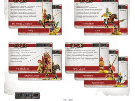 Death or Glory: SPQR Macedonia cards pack on Sale