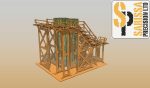 Silo   Gantry Scenery Set For Discount