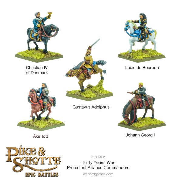 Pike & Shotte Epic Battles - Thirty Years War Protestant Alliance Commanders Online Sale