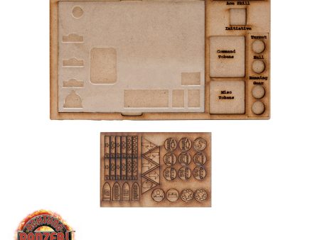 Achtung Panzer! MDF Vehicle Dashboard and Tokens Cheap