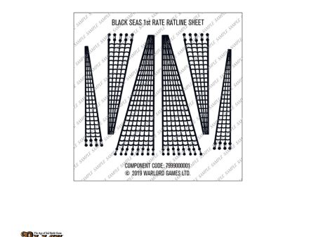 Black Seas 1st Rate ratlines sheet Online Hot Sale