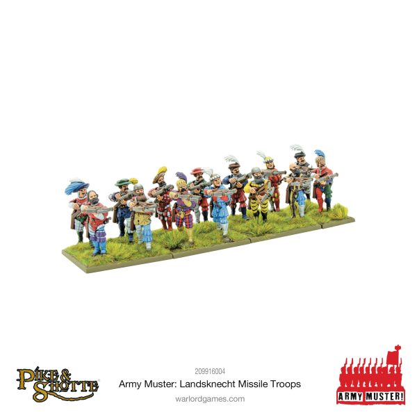 Army Muster - Landsknecht Missile Troops Online Sale