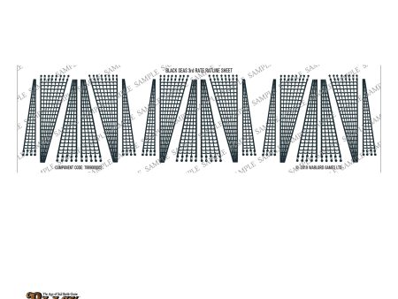 Black Seas 3rd Rate ratlines sheet For Sale