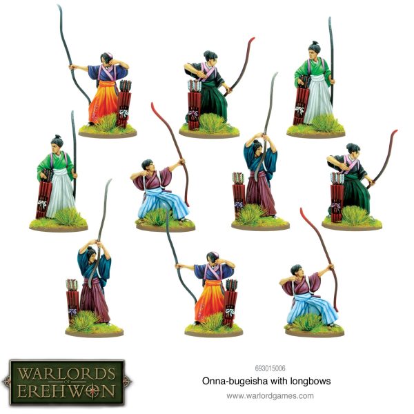 Warlord of Erehwon: Onna-bugeisha with longbows For Sale