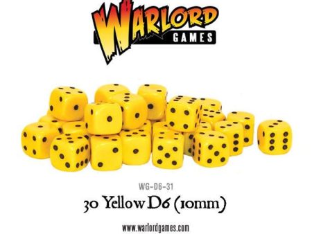 30 Yellow D6 (10mm) Discount