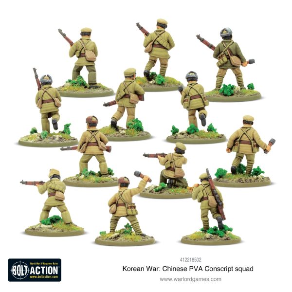 Korean War: Chinese PVA Conscript Squad Sale