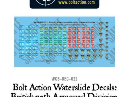 British 79th Armoured Division (Hobart s Funnies) decal sheet on Sale