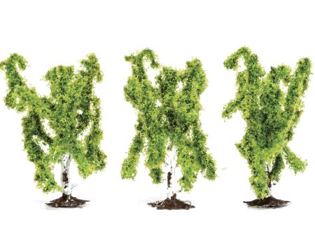 Birch Trees (4.5cm) - set of 3 trees on Sale