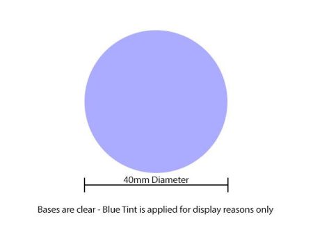 40mm Round Acrylic Bases Online Hot Sale