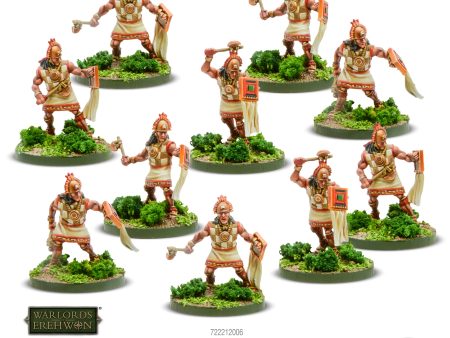 Inca: Cuzco Warriors with Copper-Headed Axes Hot on Sale