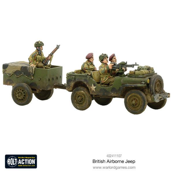 British Airborne Jeep & Trailer Online Sale