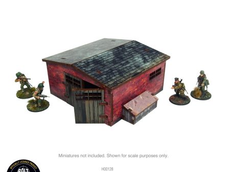 Pre-painted WW2 Normandy Large Brick Shed For Sale