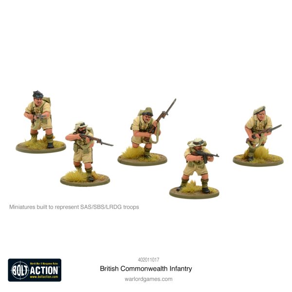 British Commonwealth Infantry For Sale