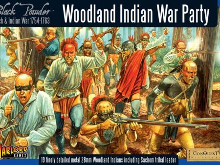 French Indian War 1754-1763: Woodland Indians War Party boxed set Fashion