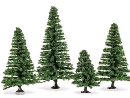 Fir Trees (4cm-8cm) - set of 4 trees Online