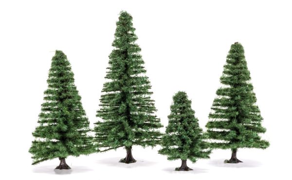 Fir Trees (4cm-8cm) - set of 4 trees Online