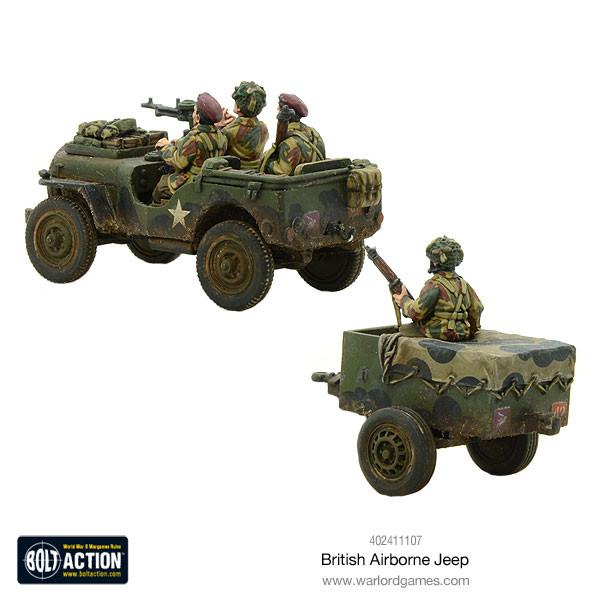 British Airborne Jeep & Trailer Online Sale