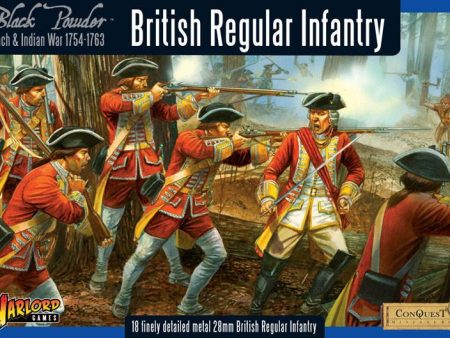 French Indian War 1754-1763: British Regular Infantry boxed set Online Hot Sale