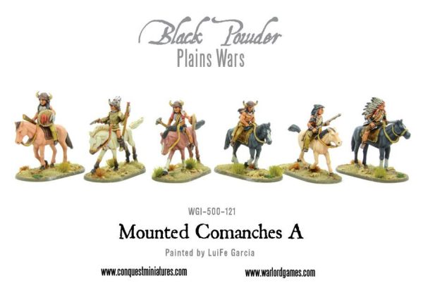 Mounted Comanches A For Sale