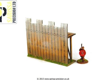 Wooden Palisade Wall - Straight Online