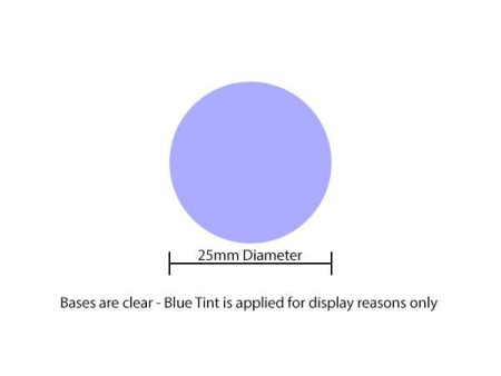 25mm Round Acrylic Bases Supply