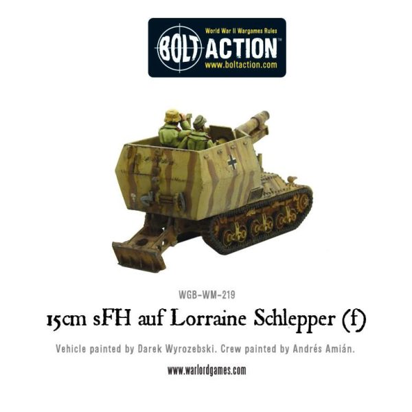 15 cm sFH auf Lorraine Schlepper(f) For Sale